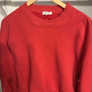 Rag & Bone Red Crew Neck Sweater